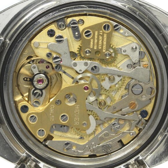 TAG HEUER Otavia Orange Boy Date Chronograph black Dial Automatic Men's - Picture 8 of 9